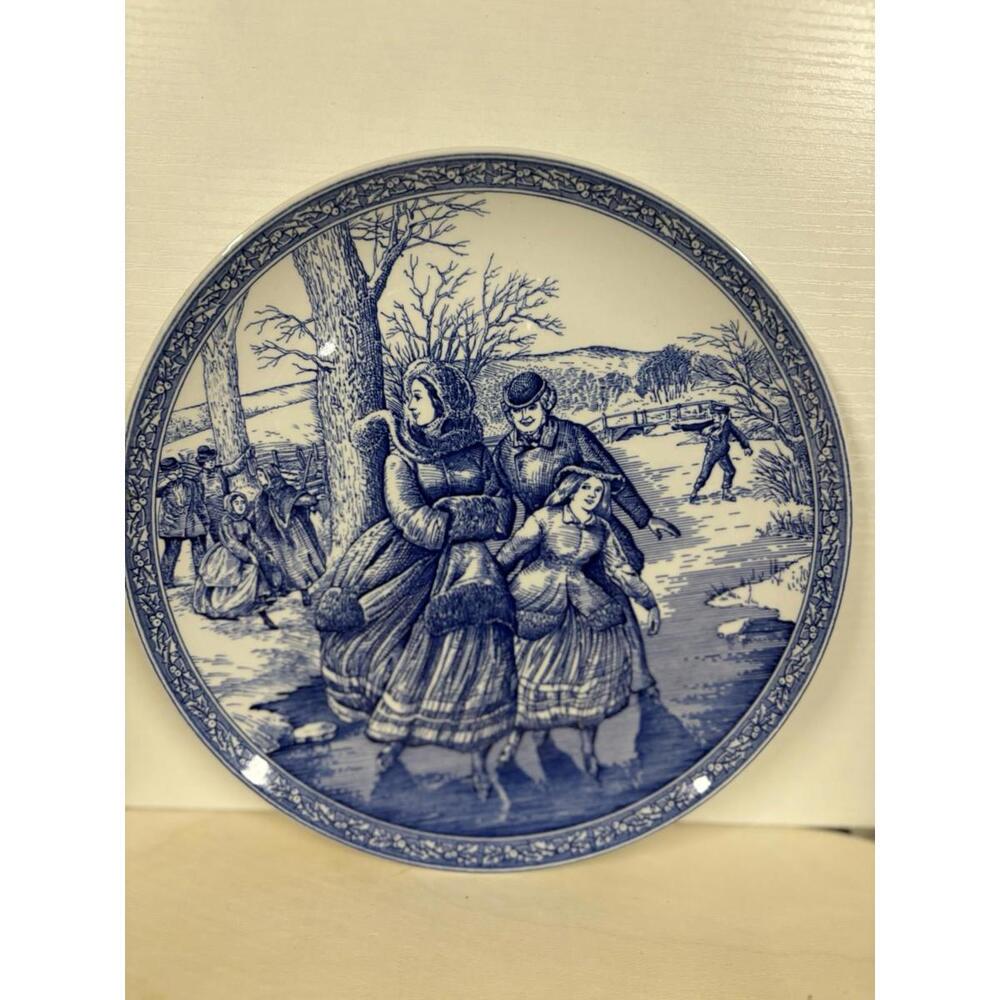 Spode Blue Room Collection – Christmas Plate Series No. 1 &‎ No. 2